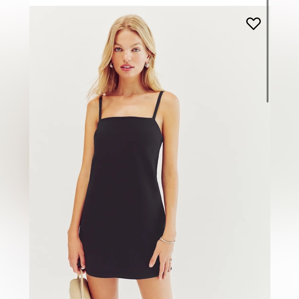 NWT Reformation Garvey Black Knit Mini Dress Size XS